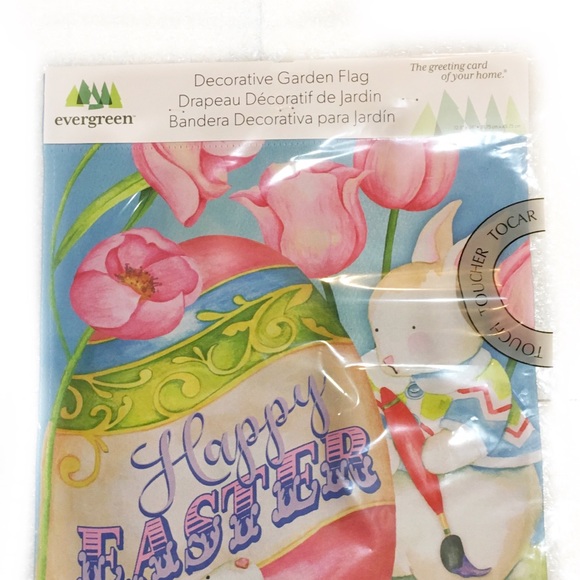 Happy Easter Egg Garden Yard Flag Lawn Holiday Spring Decoration 13X18 Inches - Picture 4 of 8